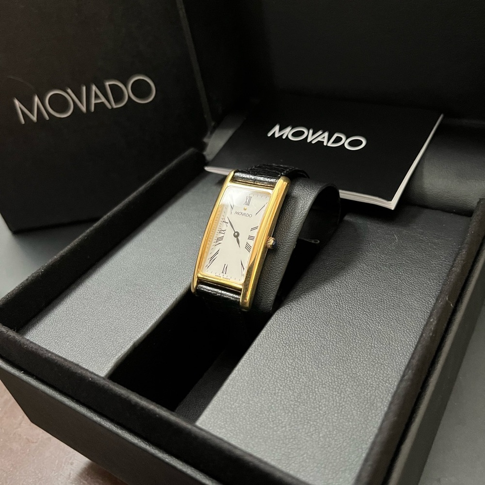 MOVADO classic tank watch